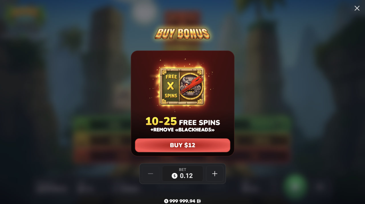 بطاقة Bonus Buy في Aztec Totem مع 10 إلى 25 Free Spins